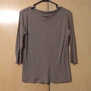New York & Company 3/4 Sleeve Top